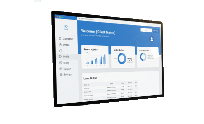 Back-office client sur mesure